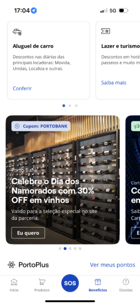 App Porto Bank - Benefícios Dia dos Namorados 1